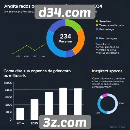 Análise de desempenho do site d34.com no mercado